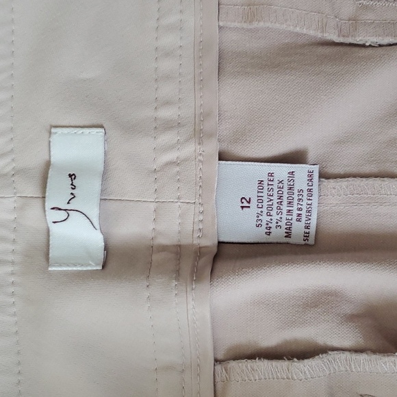 Yvos women's khaki chinos size 12 🌛 - Picture 5 of 7